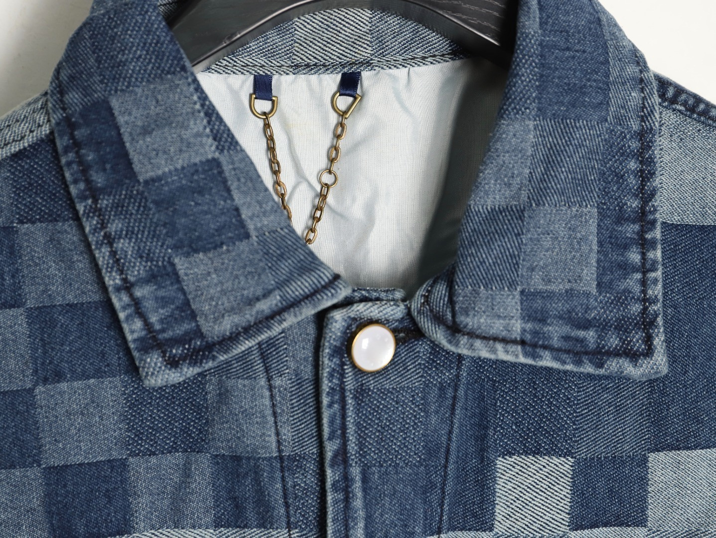 L0*is V*t0n LV 25FW Denim Jacket Suit