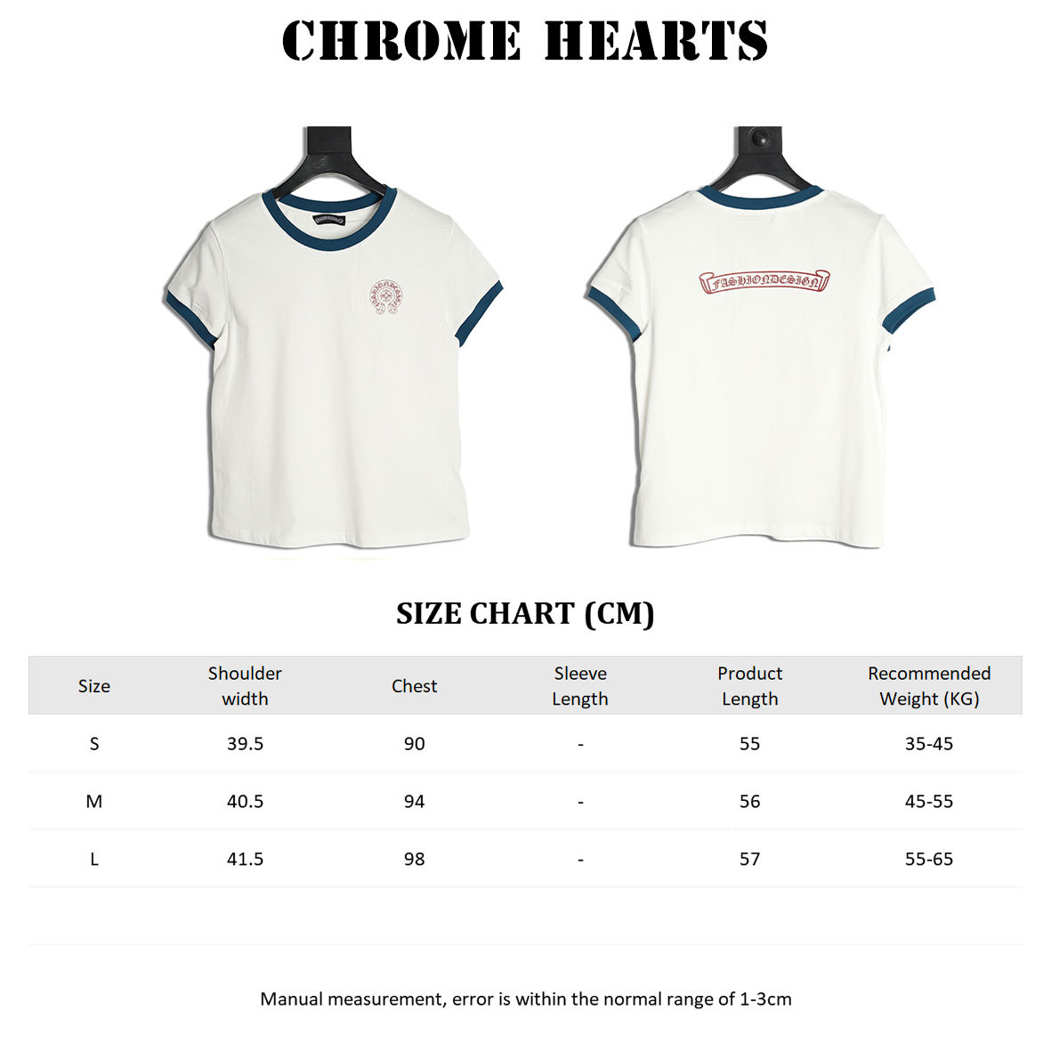 Ch**me He**ts 25SS Short-sleeved T-shirt