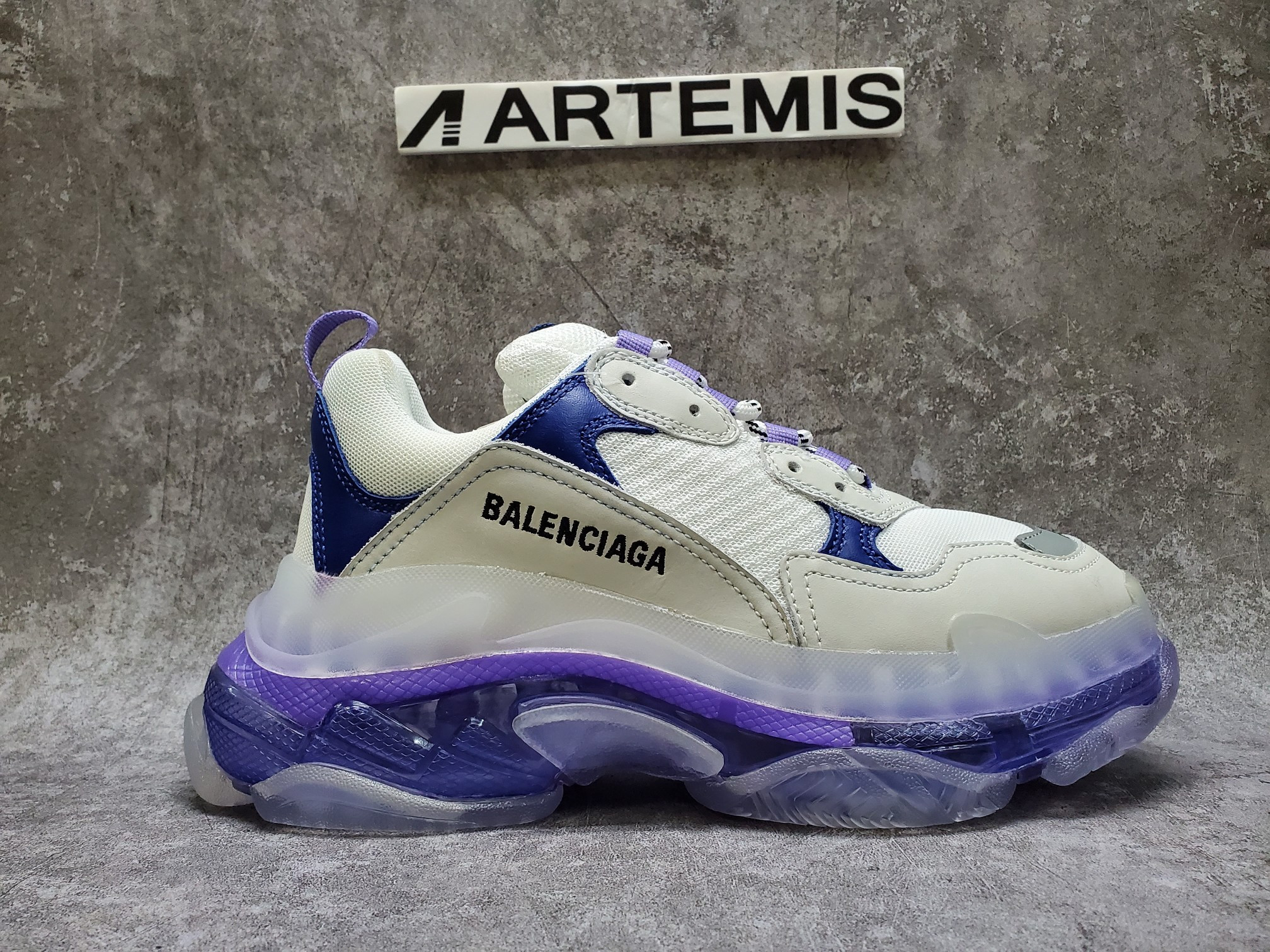 Balenciga Triple S White Purple