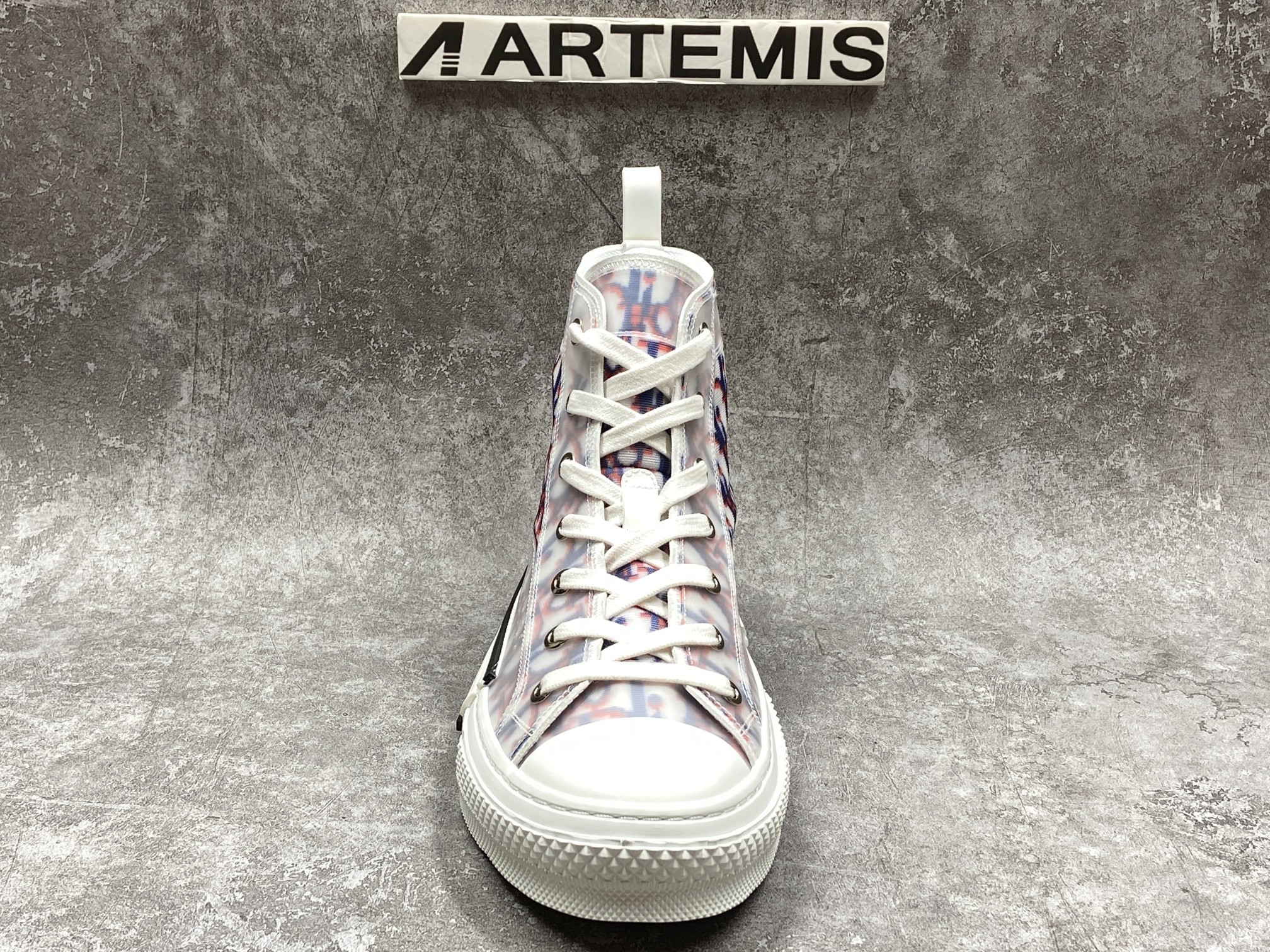 D*0r B23 High Top Red Blue Oblique