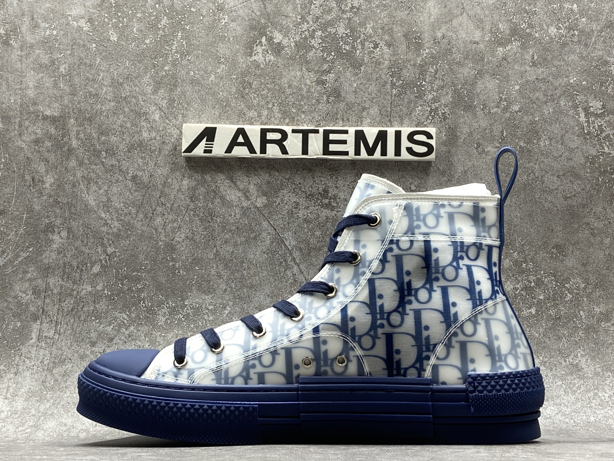 D*0r B23 High Top Blue Oblique