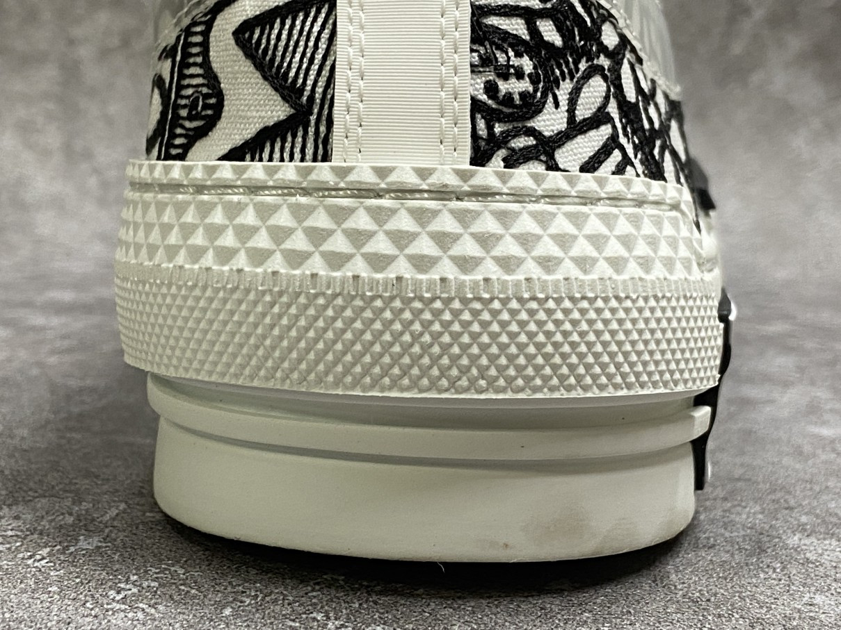 D*0r And Shawn B23 Slip On Black White Embroidery