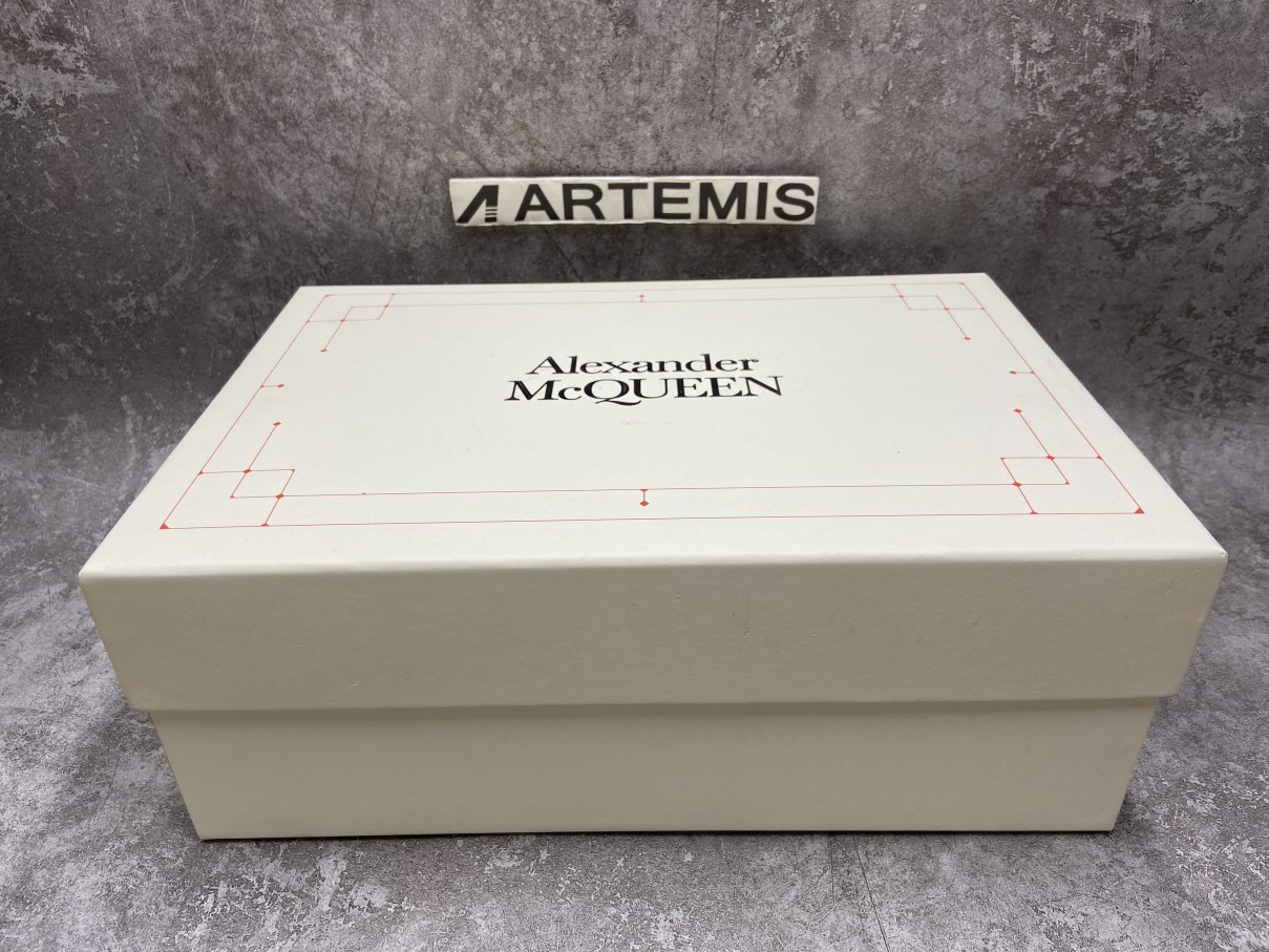 Ale*d*r M*Q*en Oversized Embroidery Blue