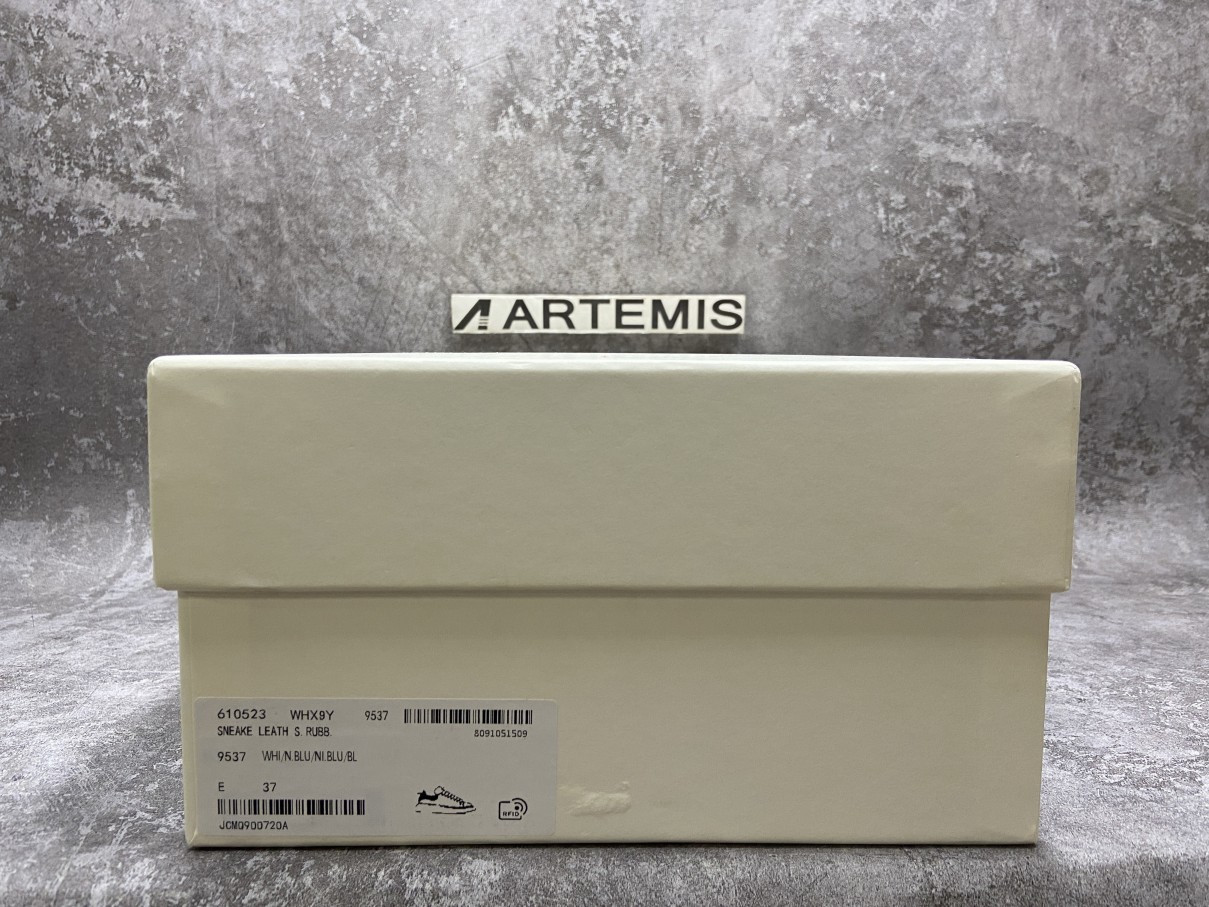 Ale*d*r M*Q*en Oversized Embroidery Blue