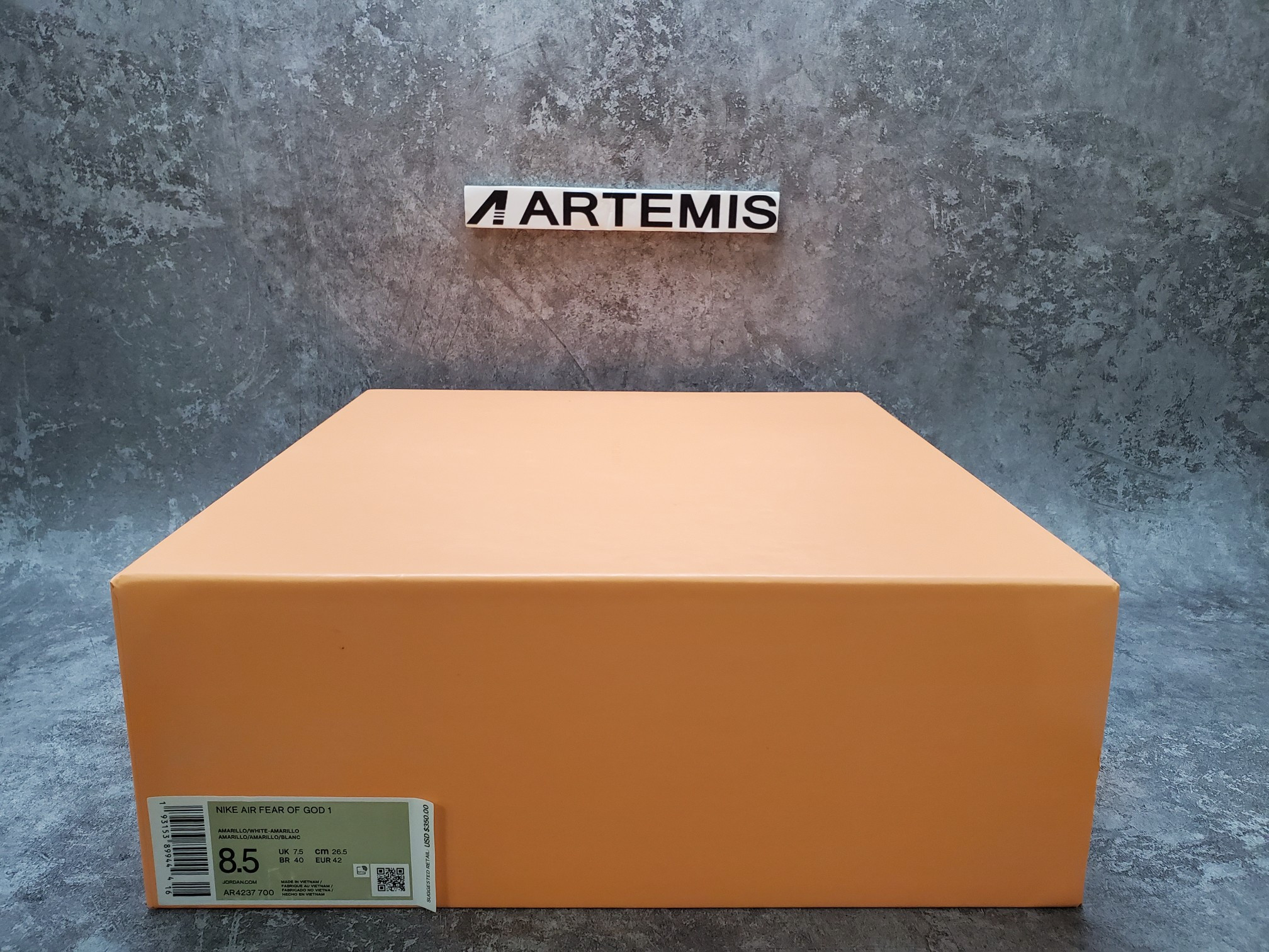 Nike Air Fear Of God 1 Yellow