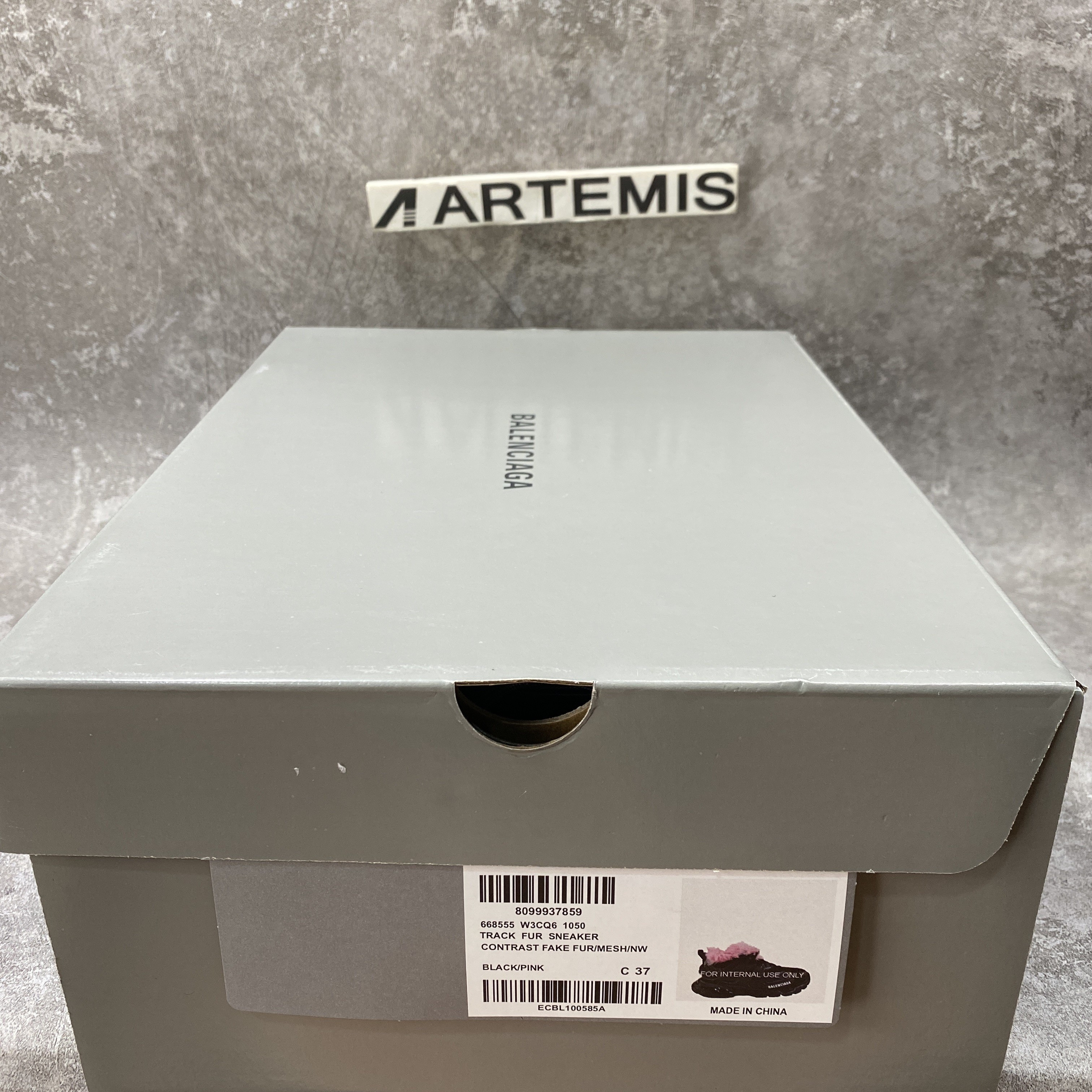 Balenciga Track Sneaker Pink Fur