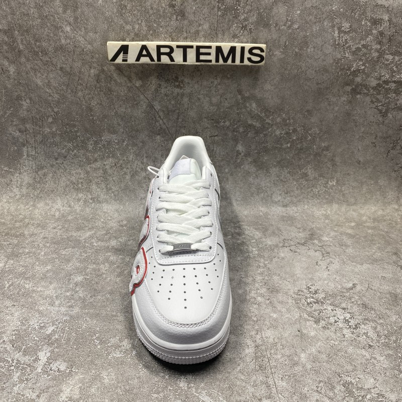 CPFM X Nike Air Force 1 By You White Red
