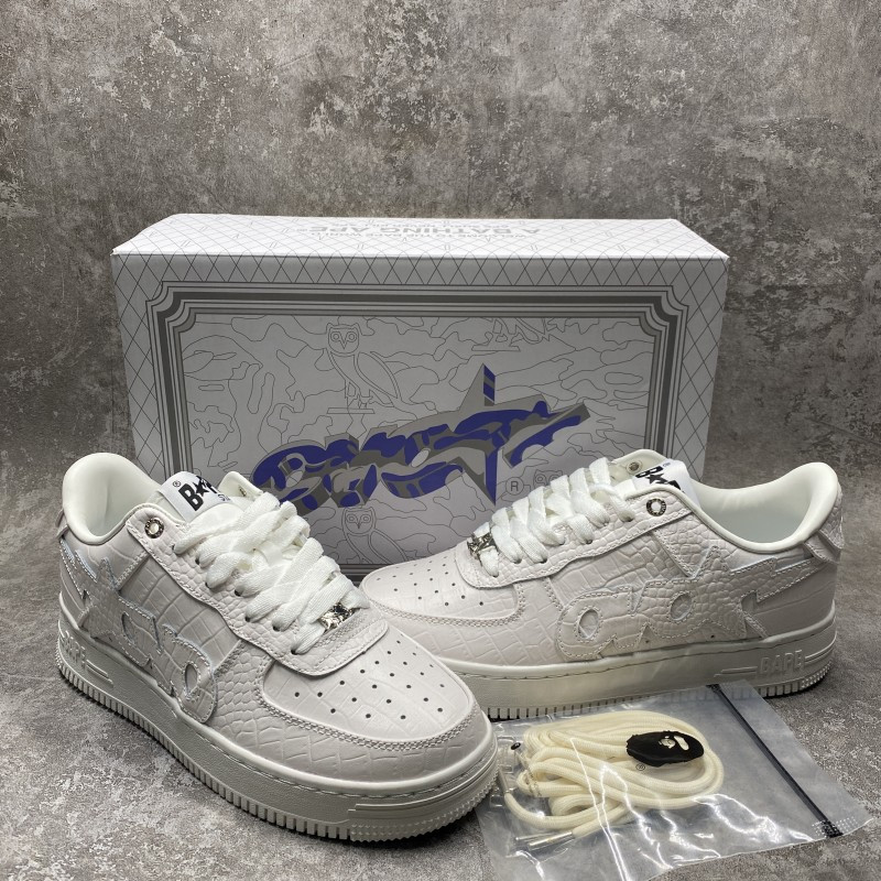 A Bathing Ape Bape Sta White