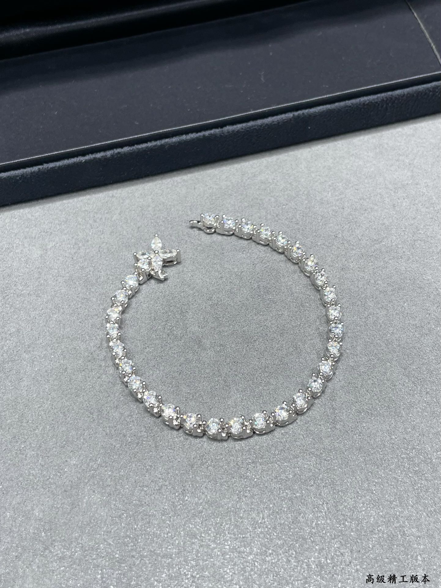 T*f*ny & Co. Soleste Marquise Diamond Full Bracelet Ag925