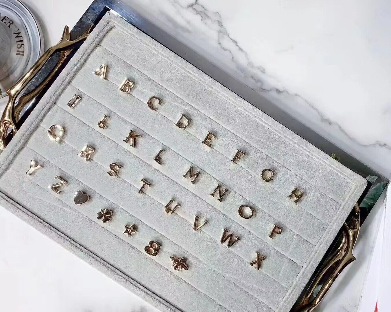 Small Lady D*0r My ABCD*0r Bag Red Patent 8 x 6.5 x 3 inches