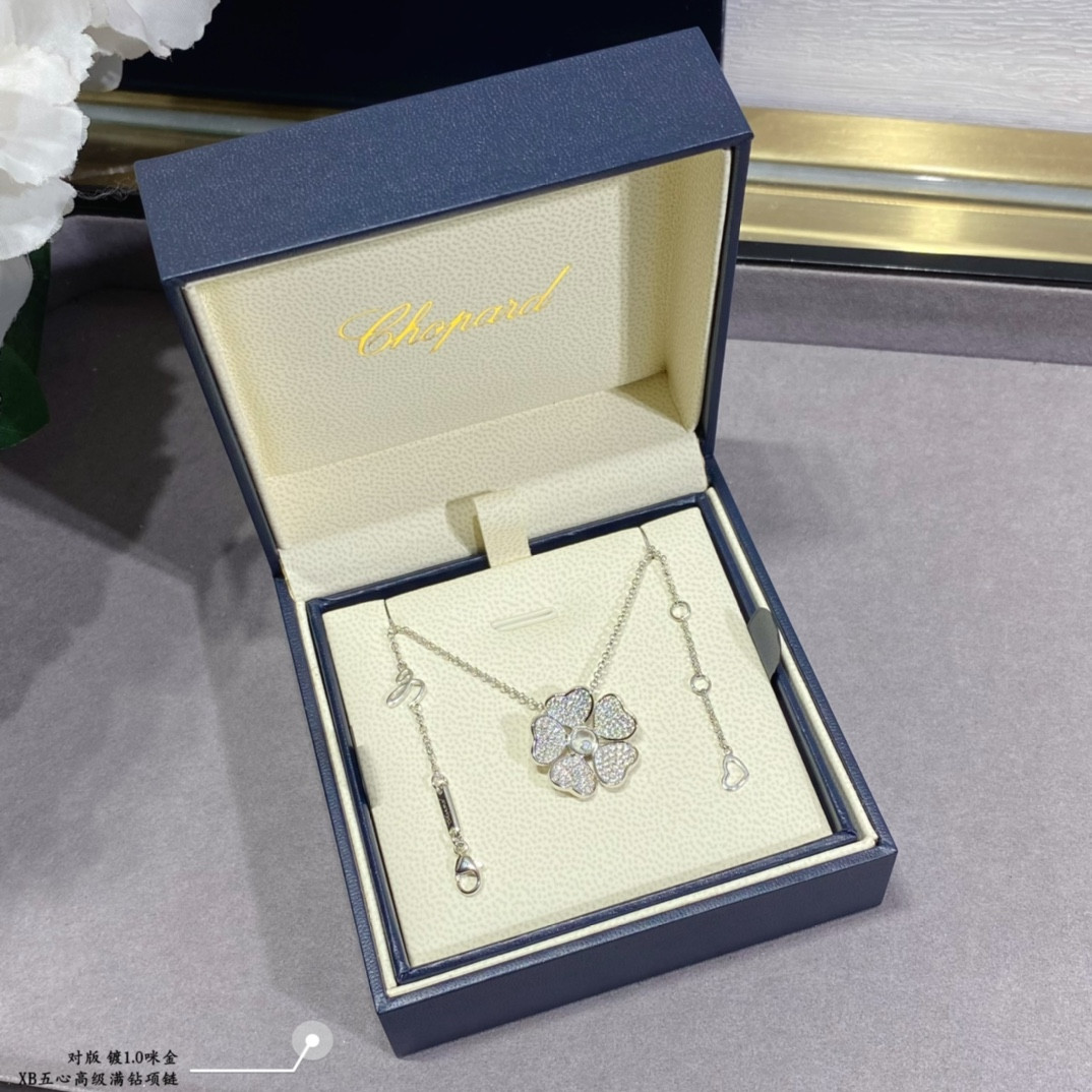 Chopard Five Hearts Full Diamond Necklace