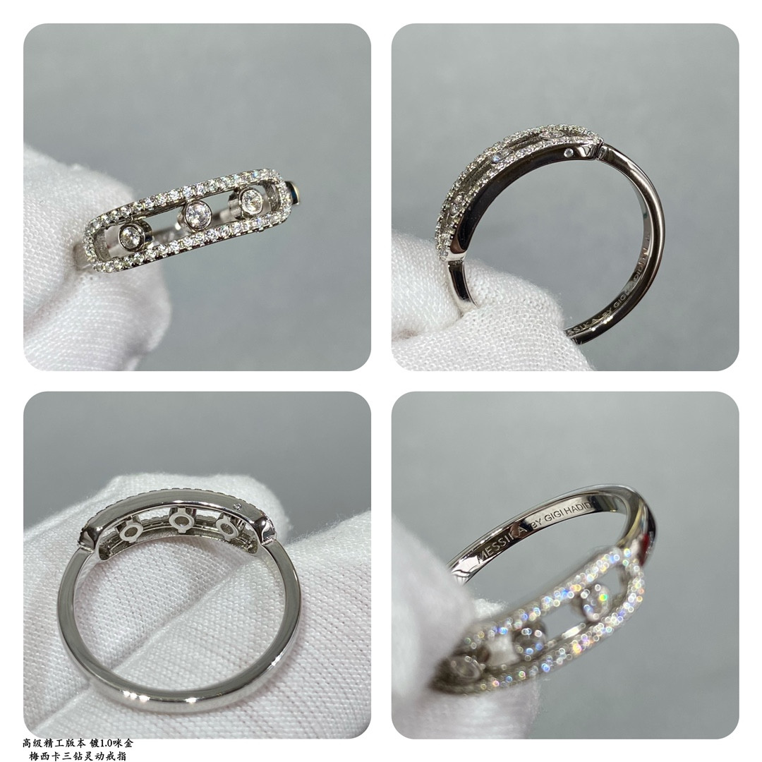 Messika Three Diamond Moving Ring
