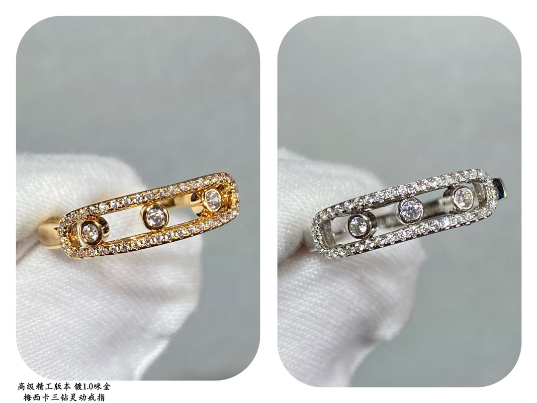 Messika Three Diamond Moving Ring