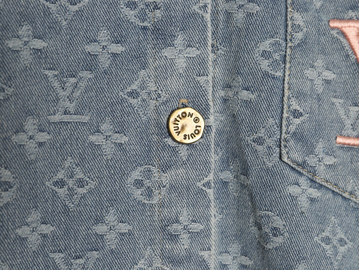 L0*is V*t0n LV Denim Coats