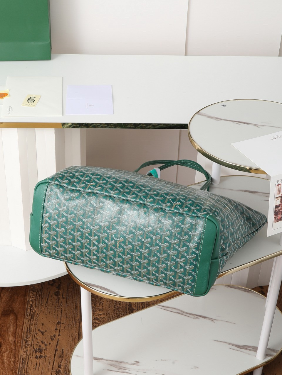 Go*ard Saint L0*is Zipper Bag 30cm x 17cm x 50 cm