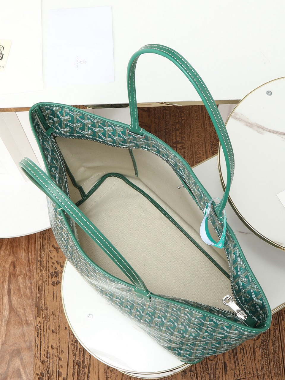 Go*ard Saint L0*is Zipper Bag 30cm x 17cm x 50 cm