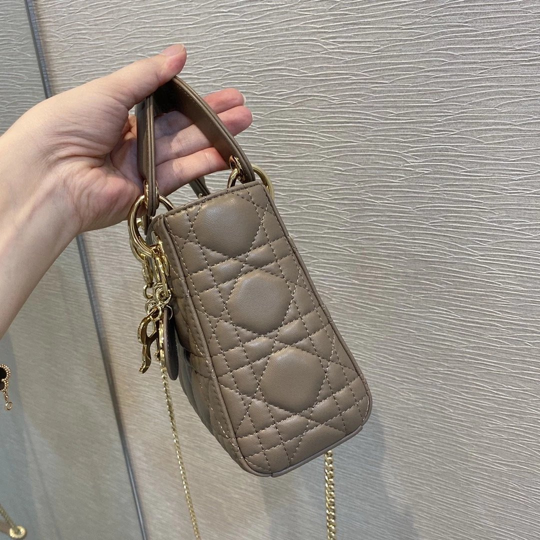 MINI LADY D*0r D*0rAMOUR BAG 6.5 x 6 x 3 inches