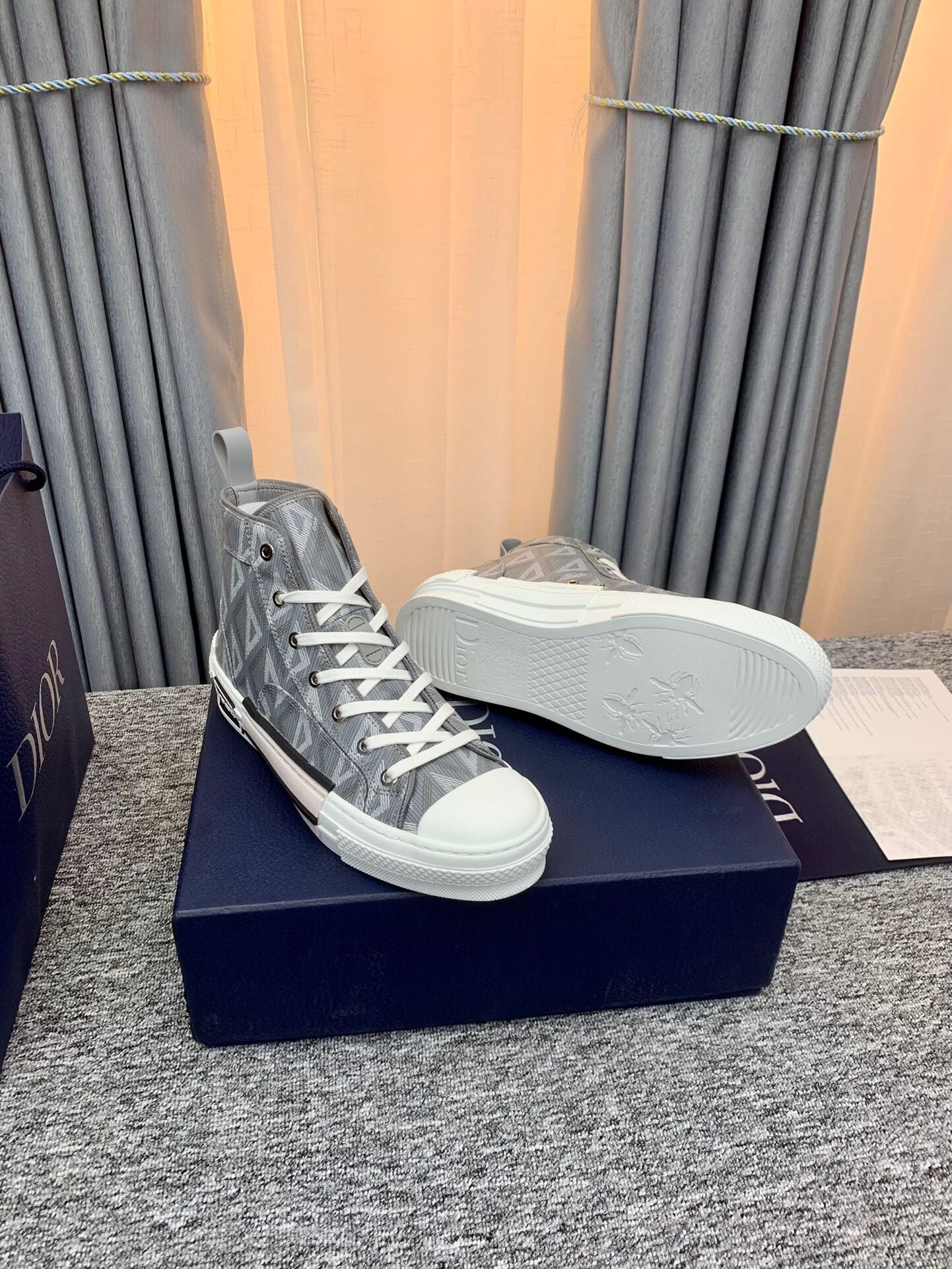 D*0r B23 High Top Gray CD Diamond
