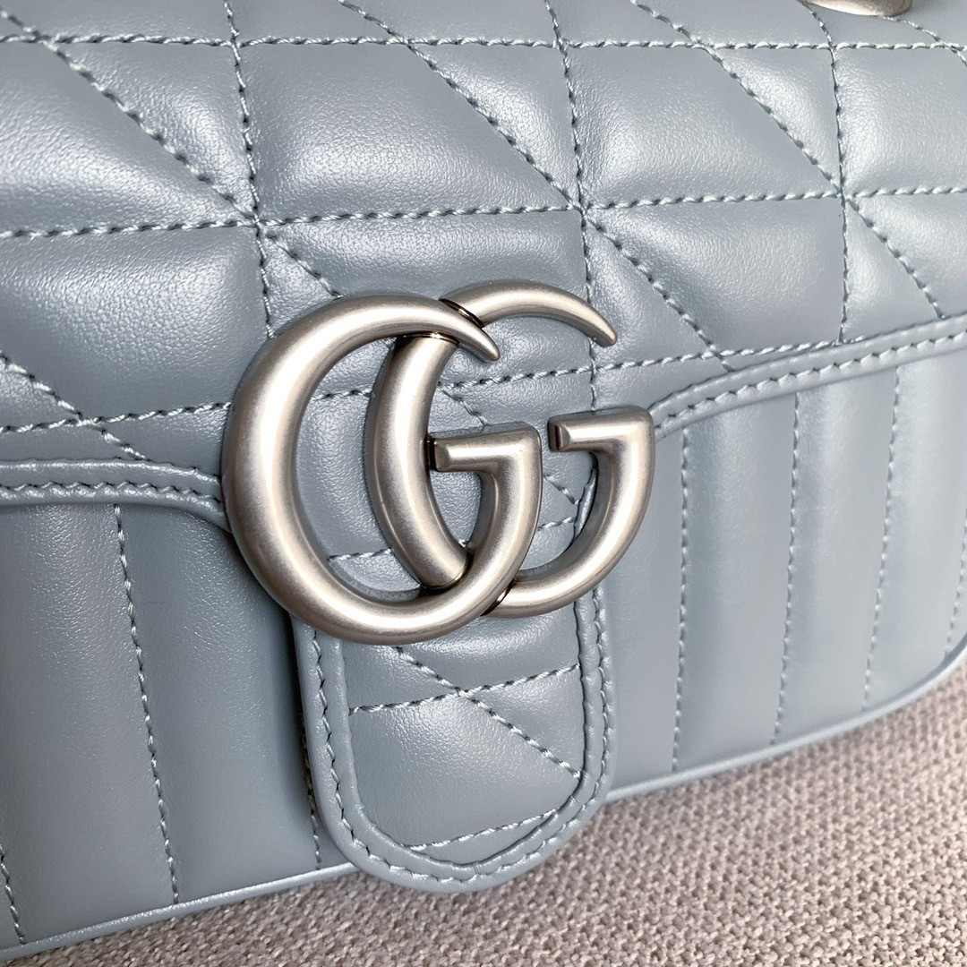 G*u*i GG Marmont mini shoulder bag 22cm