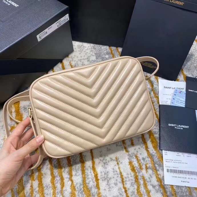 Y*L LOU Camera bag in quilted leather