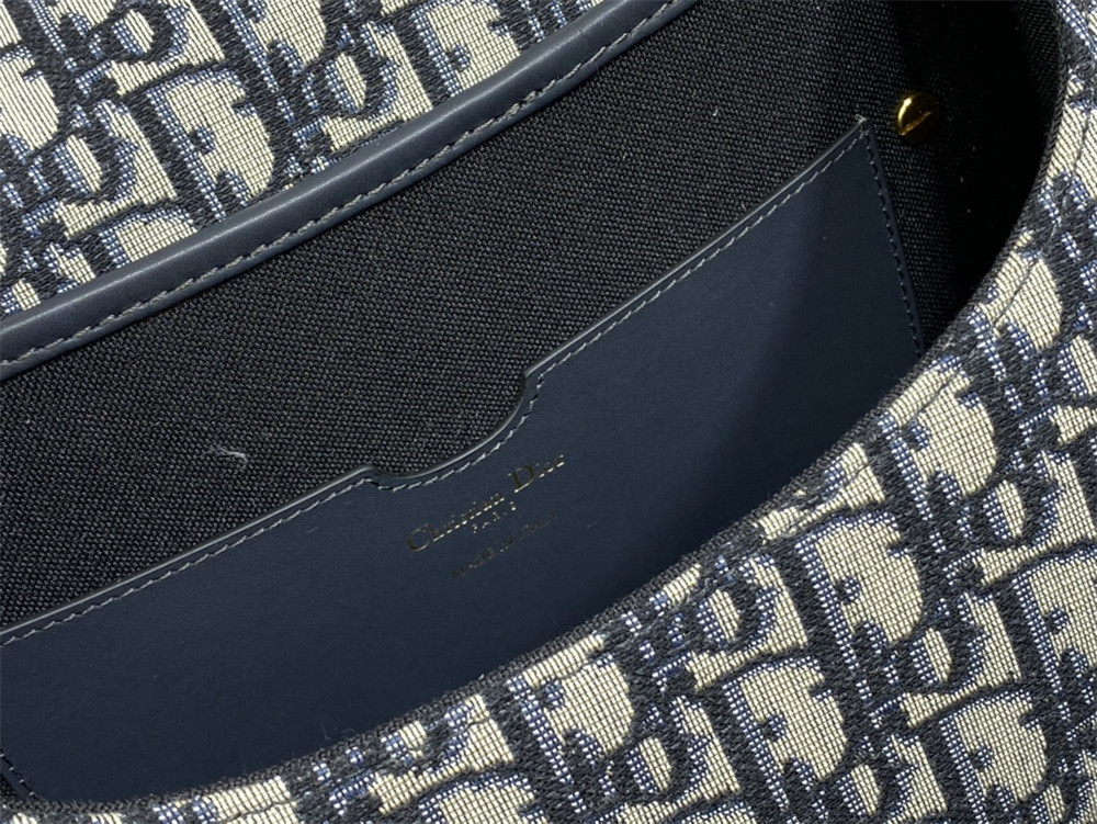 LARGE D*0r BOBBY BAG Blue D*0r Oblique Jacquard