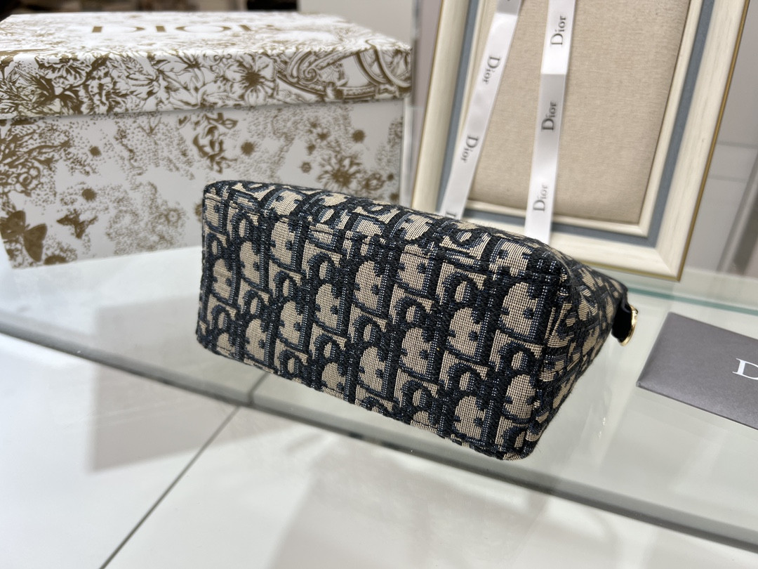 D*0r TRAVEL NOMAD POUCH Blue D*0r Oblique Jacquard