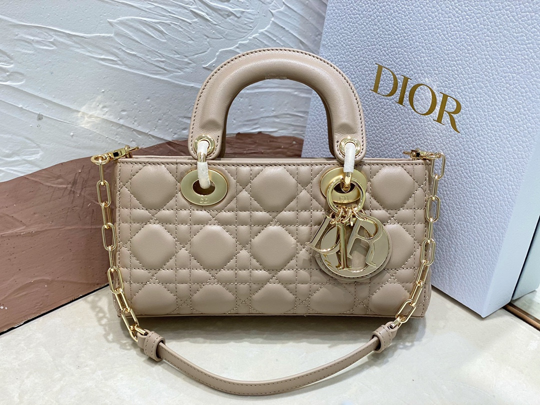 D*0r SMALL LADY D-JOY BAG Biscuit