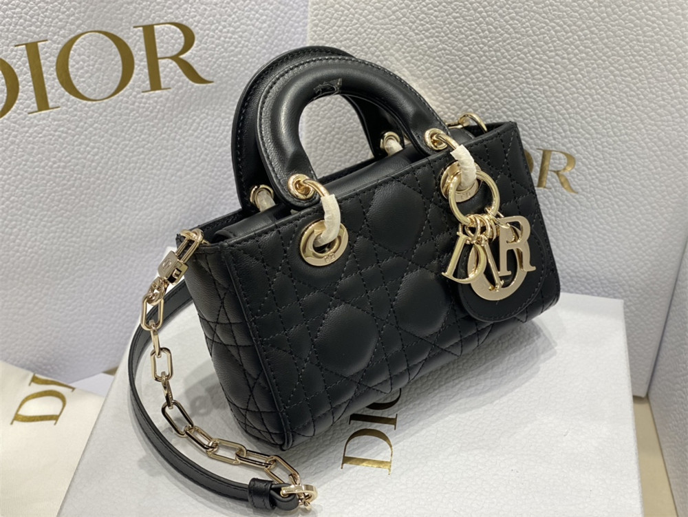D*0r MINI LADY D-JOY BAG Black 16 x 9 x 5 CM