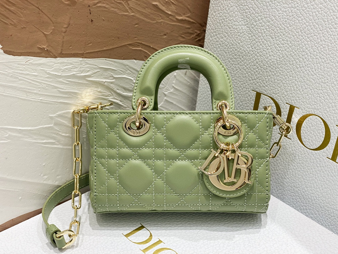 D*0r MINI LADY D-JOY BAG GREEN