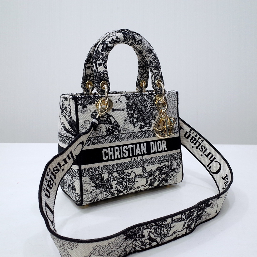 MEDIUM D*0r LADY D-LITE BAG  24 x 20 x 11 cm