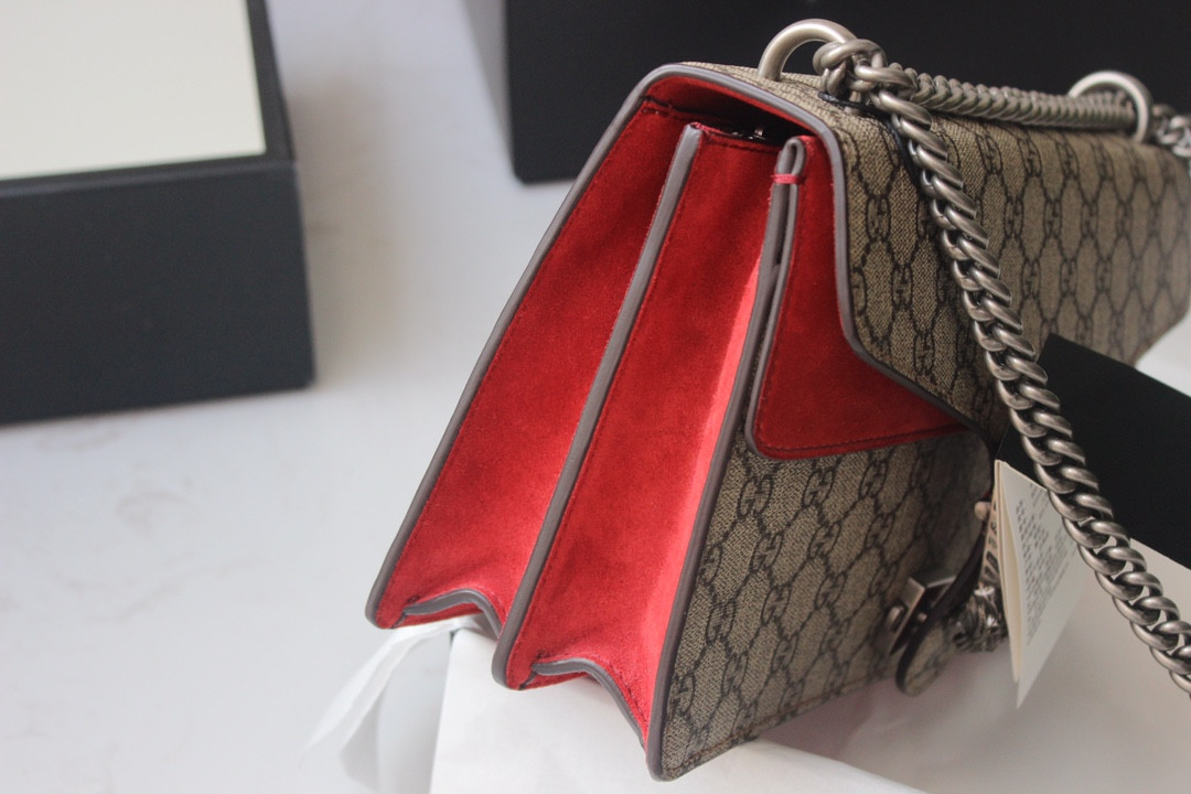 G*u*i DIONYSUS SMALL RECTANGULAR BAG 10"Wx5.5"Hx3"D