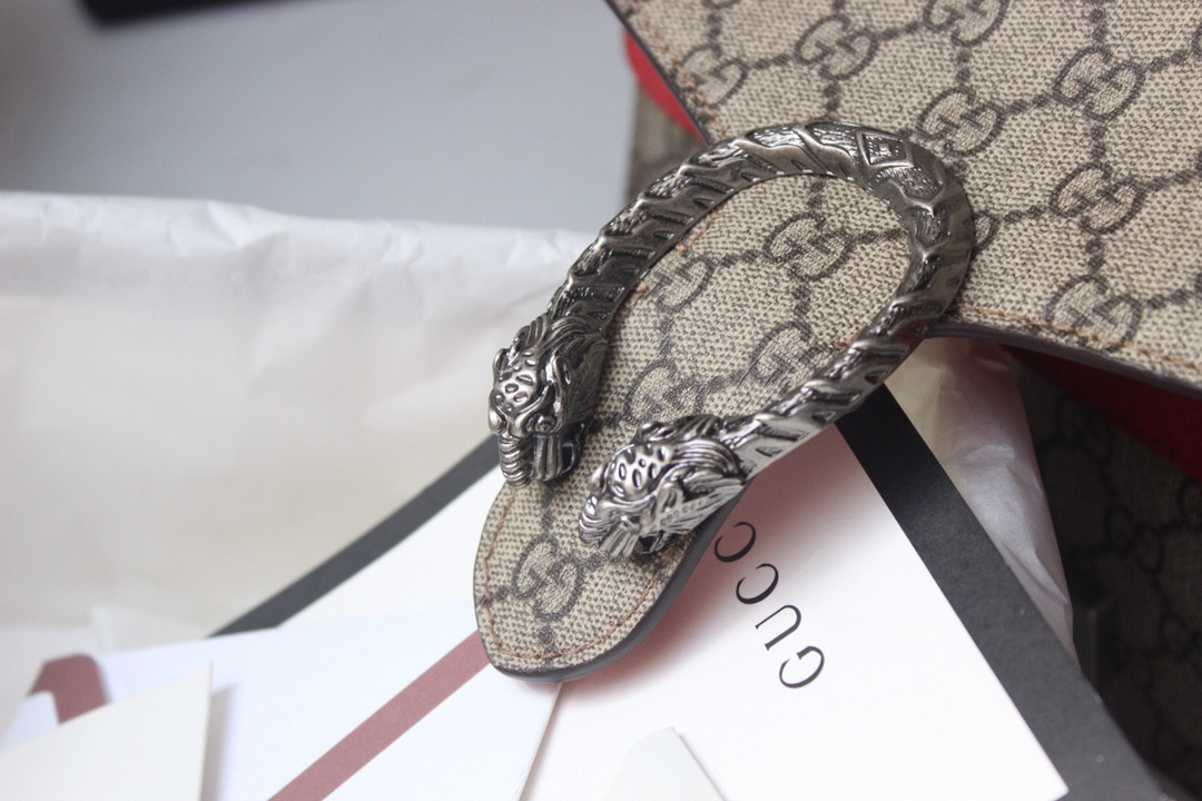 G*u*i DIONYSUS SMALL RECTANGULAR BAG 10"Wx5.5"Hx3"D