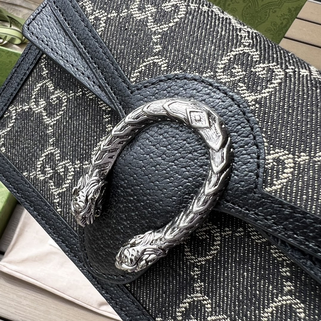 G*u*i DIONYSUS GG S*p*e S*pER MINI BAG 6.5"Wx3.9"Hx1.6"D