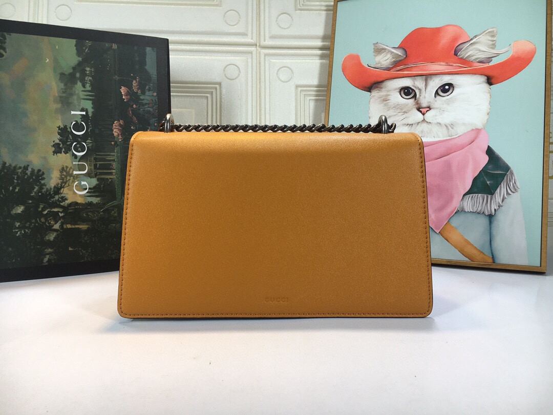 G*u*i DIONYSUS SMALL SHOULDER BAG WHITE 11"Wx7"Hx3.5"D