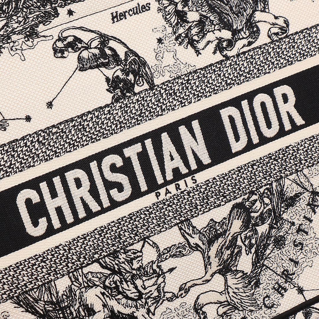 Medium D*0r Book Tote De Jouy Zodiac 14 x 11 x 6.5 inches