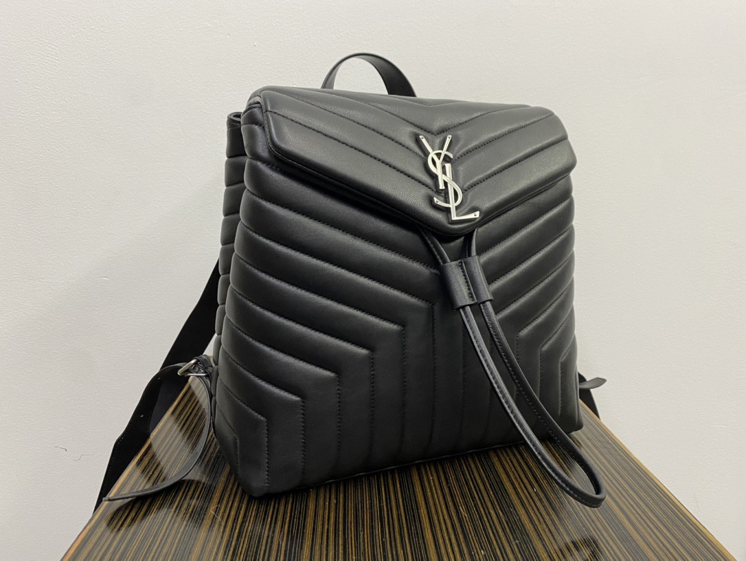 Y*L LOULOU BACKPACK BLACK 33x26x13cm