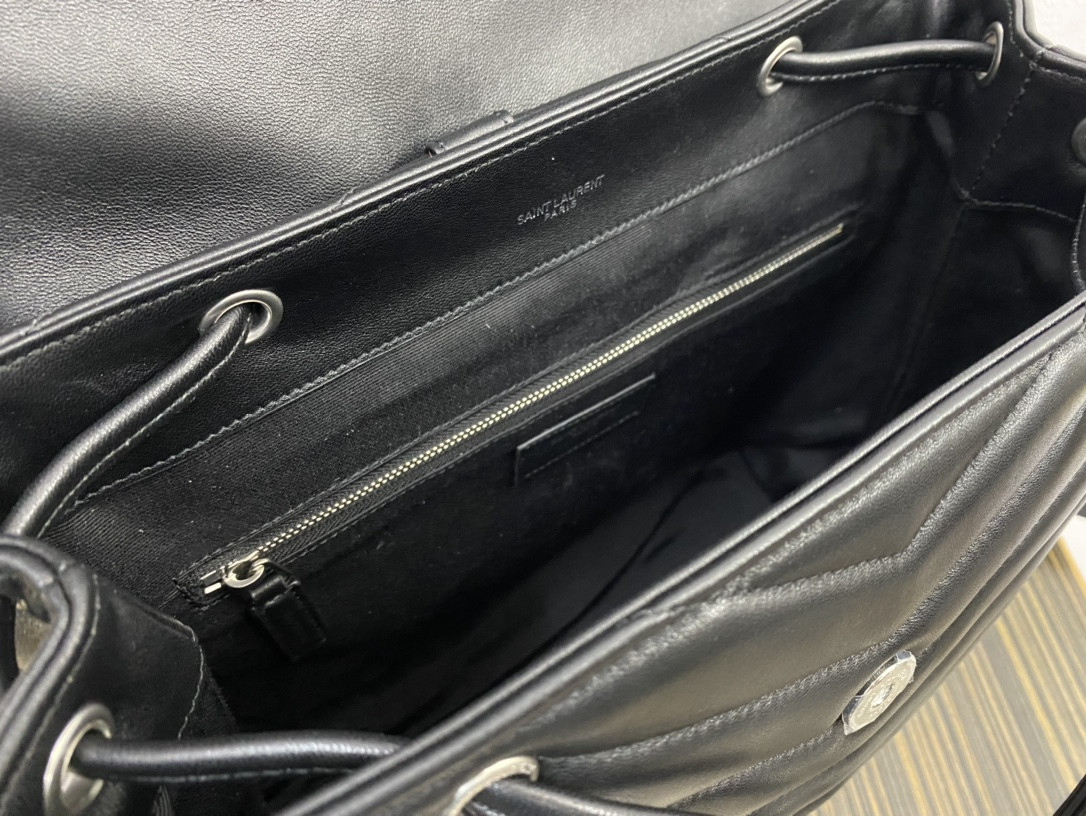 Y*L LOULOU BACKPACK BLACK 33x26x13cm