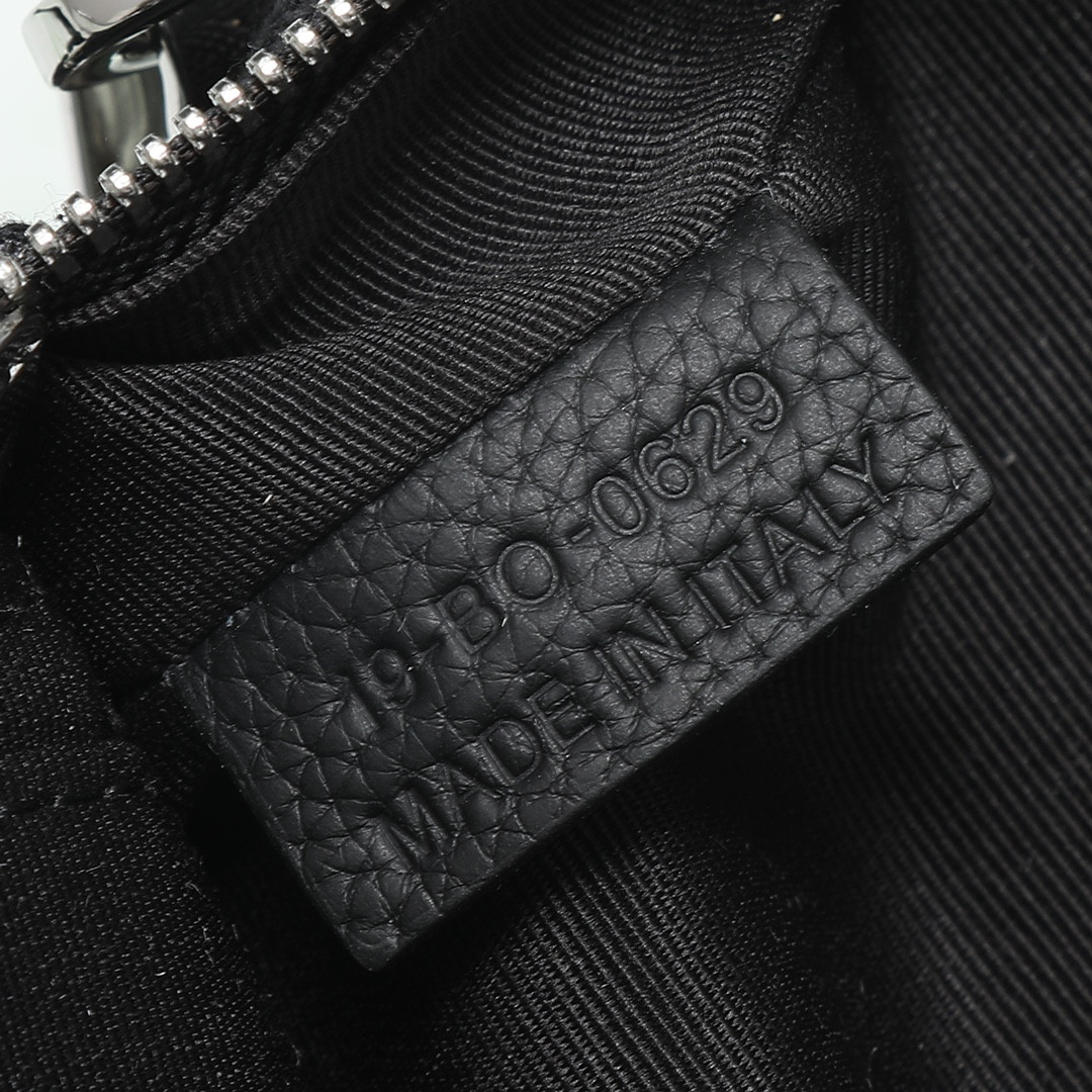 D*0r Safari Bag with Strap  Black D*0r Oblique Jacquard  8.5 x 6 x 2.5 inches