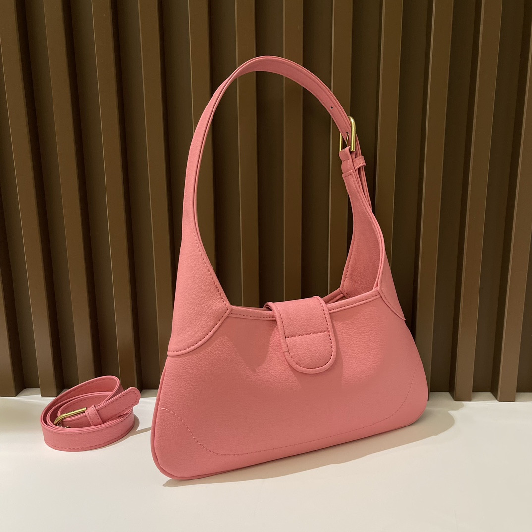 G*u*i APHRODITE SHOULDER BAG PINK 27 X 13.5 X 2 cm