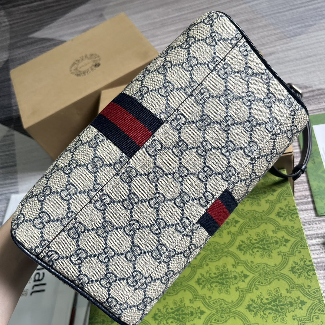 G*u*i OPHIDIA GG MINI TOP HANDLE BAG 8.4"W x 5.5"H x 4.5"D