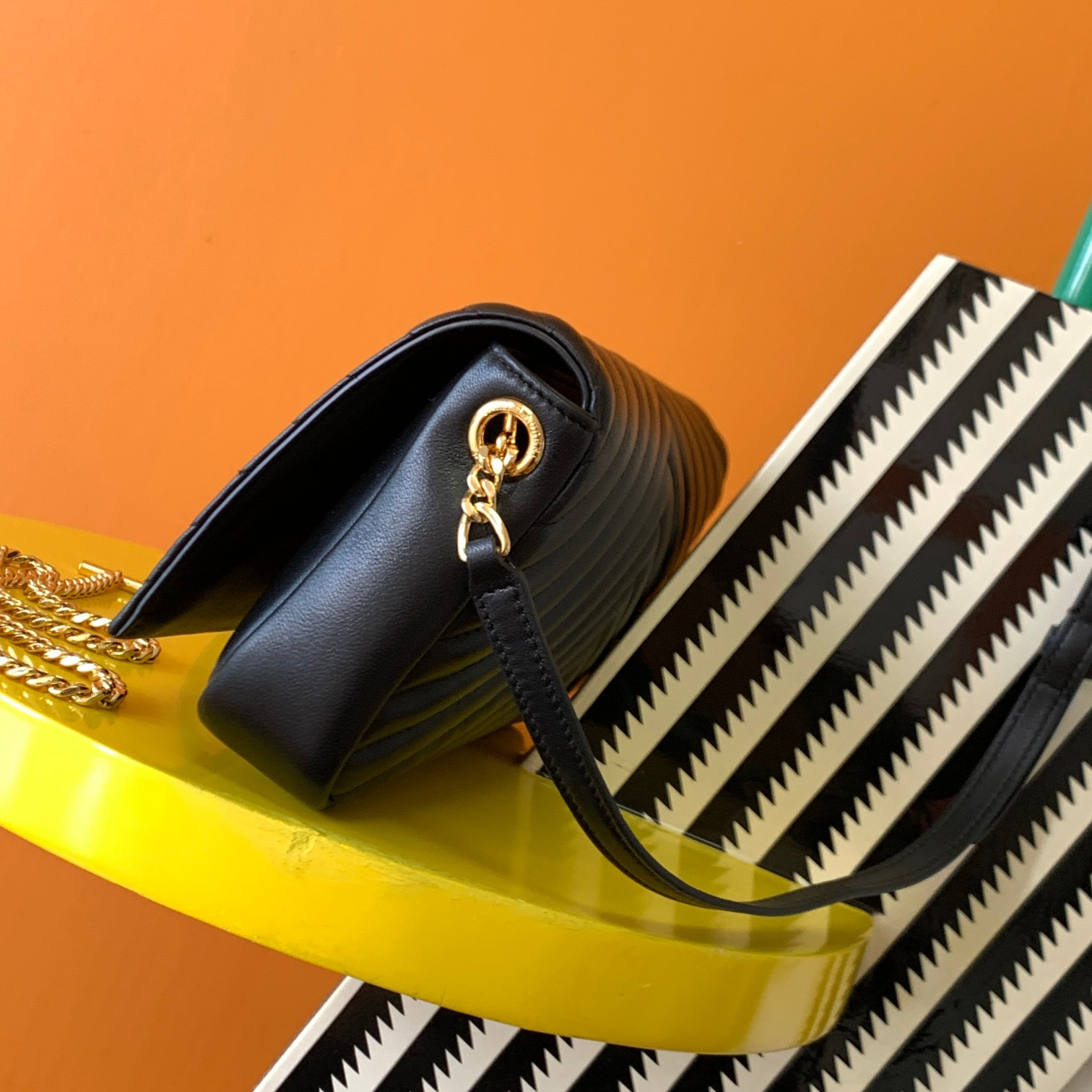 Y*L KATE 99 IN QUILTED NAPPA LEATHER 10.2 X 5.3 X 1.7 INCHES