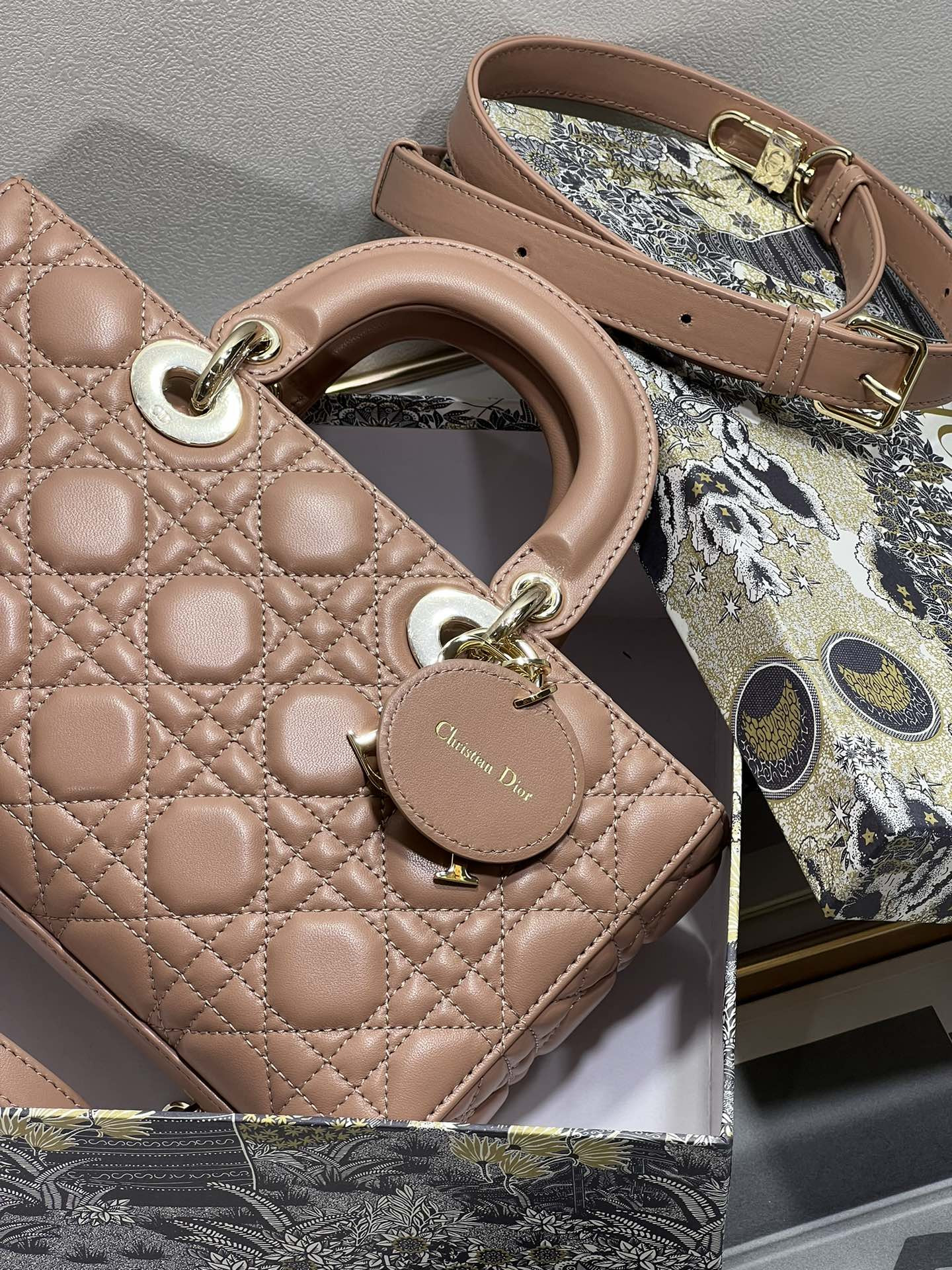 D*0r Lady D-Joy bag medium Dark pink 26 x 13.5 x 5 cm