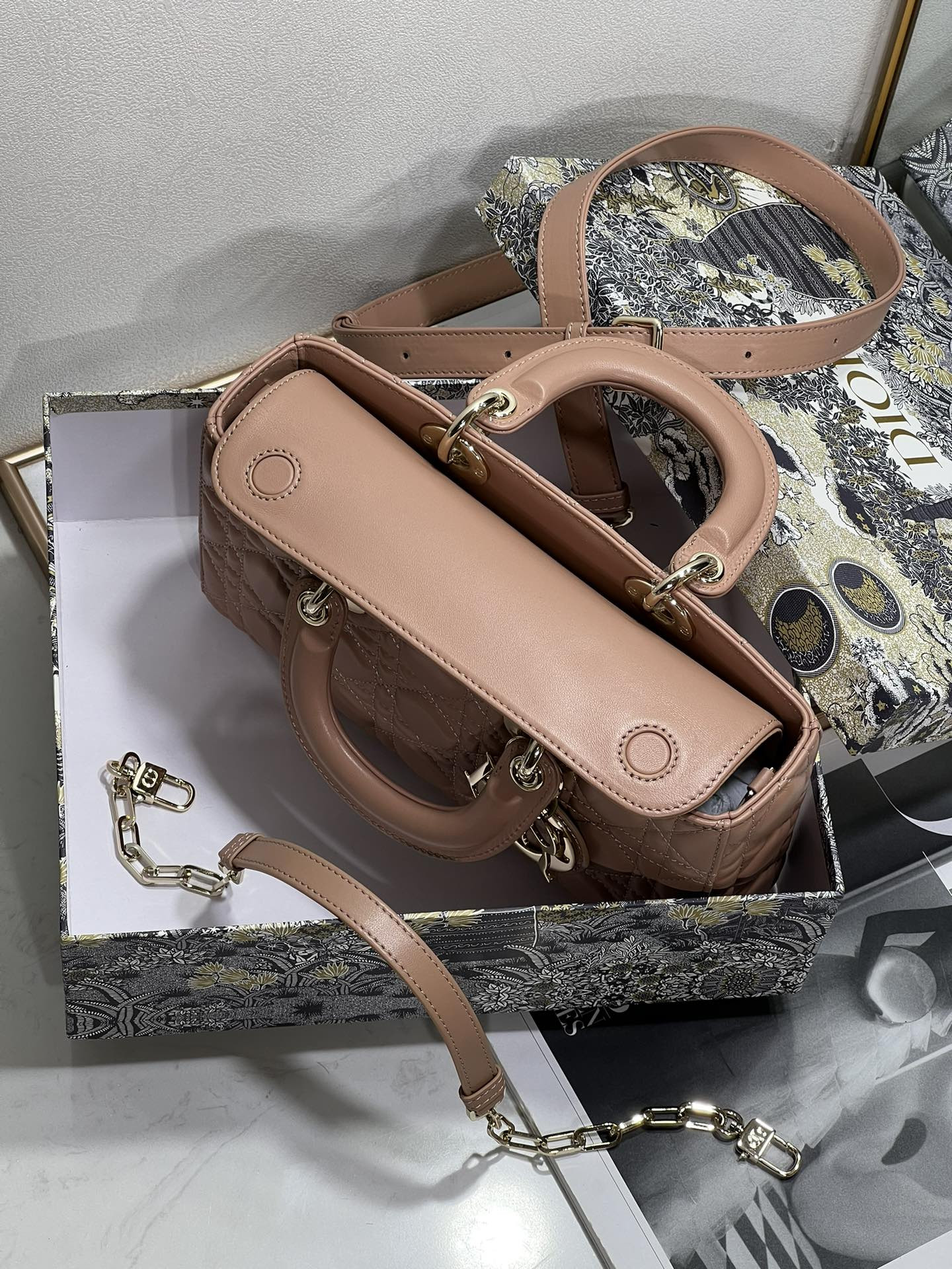 D*0r Lady D-Joy bag medium Dark pink 26 x 13.5 x 5 cm