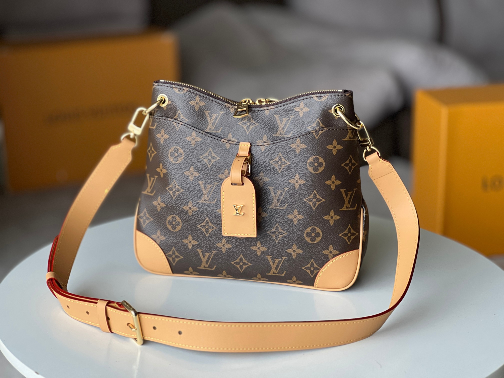 LV Odéon PM M45354 9.4x8.7x3.1 inches