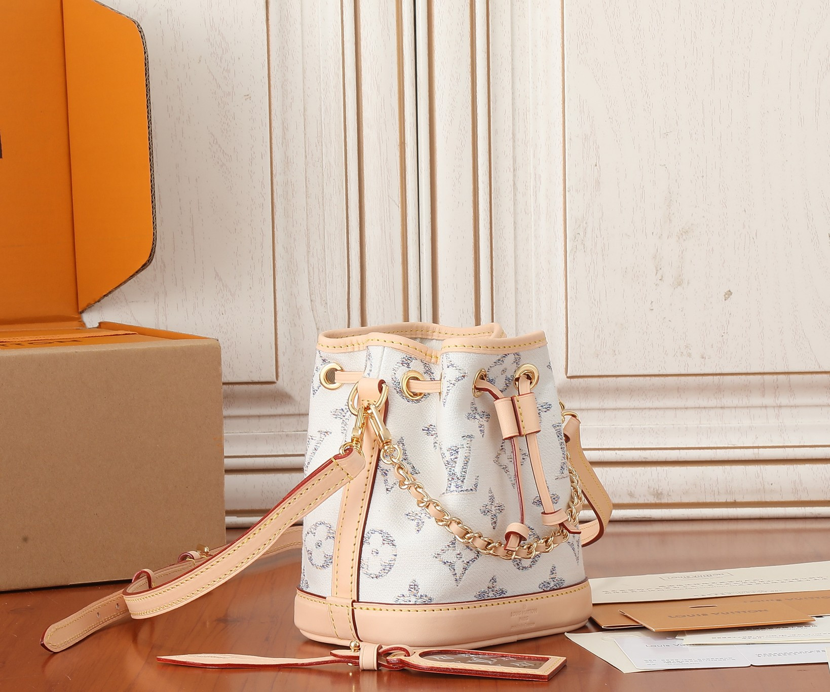 LV Nano Noé  M83453 5.1 x 6.3 x 3.9 inches