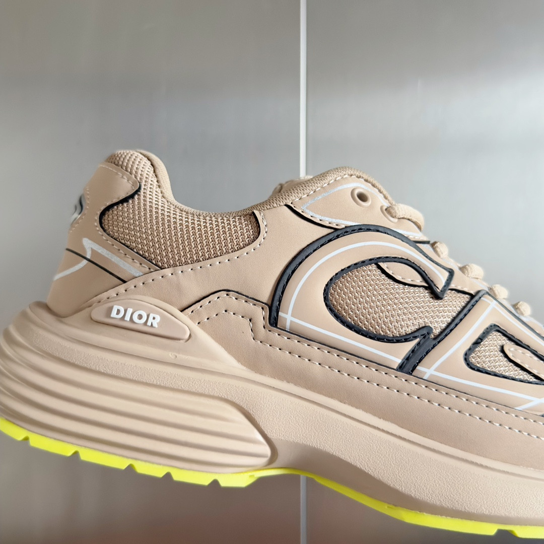 UA D*0r B30 Sneaker Beige Mesh and Technical Fabric