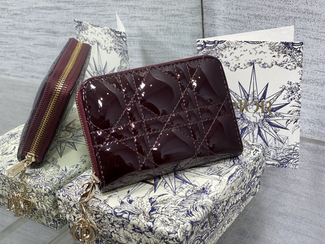 Lady D*0r Voyageur Small Coin Purse CARD HOLDER