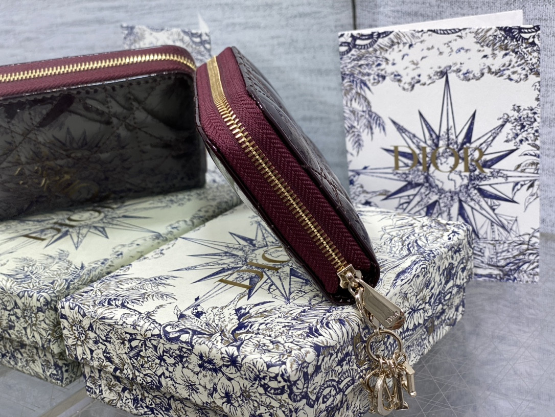 Lady D*0r Voyageur Small Coin Purse CARD HOLDER