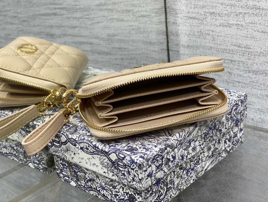 Lady D*0r Voyageur Small Coin Purse CARD HOLDER