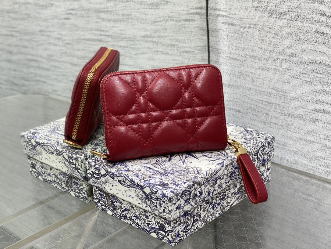 Lady D*0r Voyageur Small Coin Purse CARD HOLDER